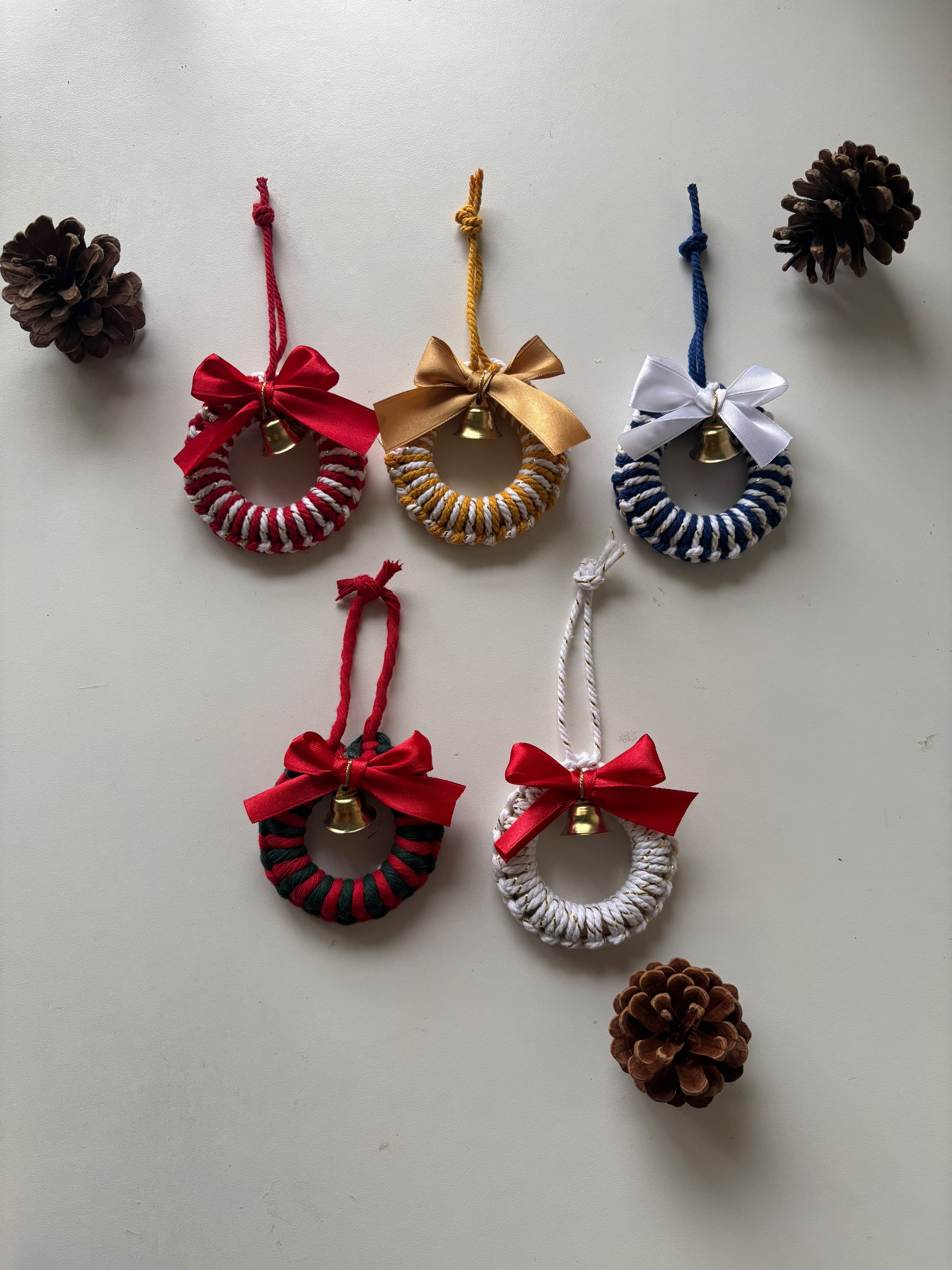 Macrame Christmas Tree Wreath